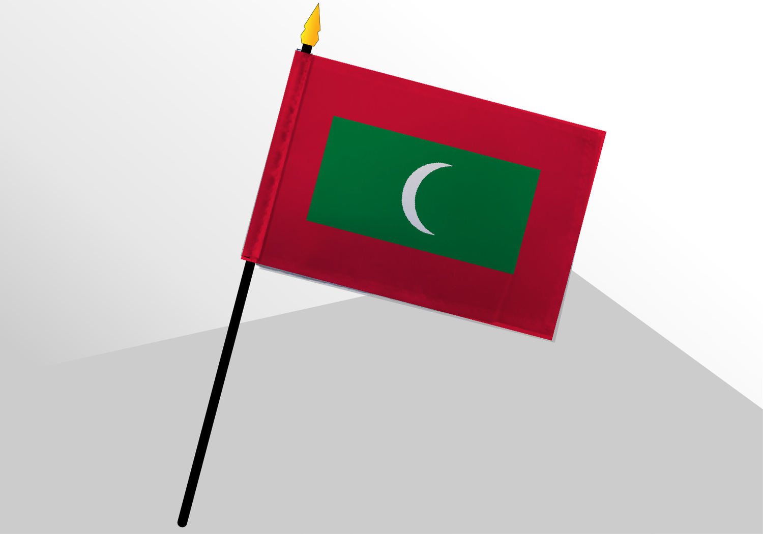 Maldives small standard flag 4x6