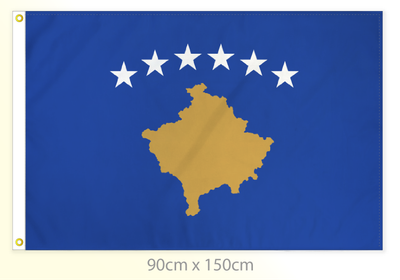 Kosovo flag large 36x60