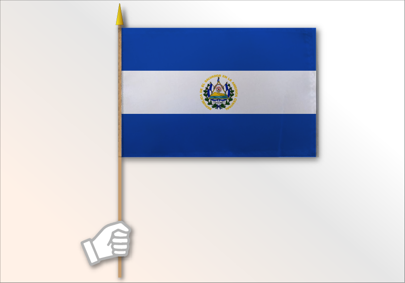 Salvador flag medium 12x18