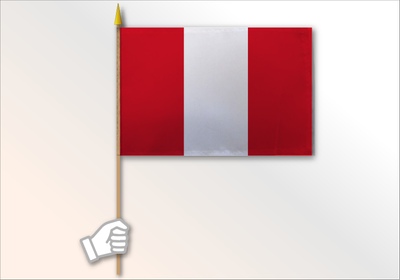 Peru flag medium 12x18