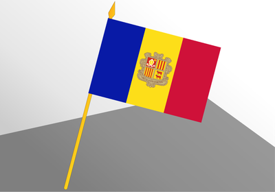 Andorra small economic flag 4x6