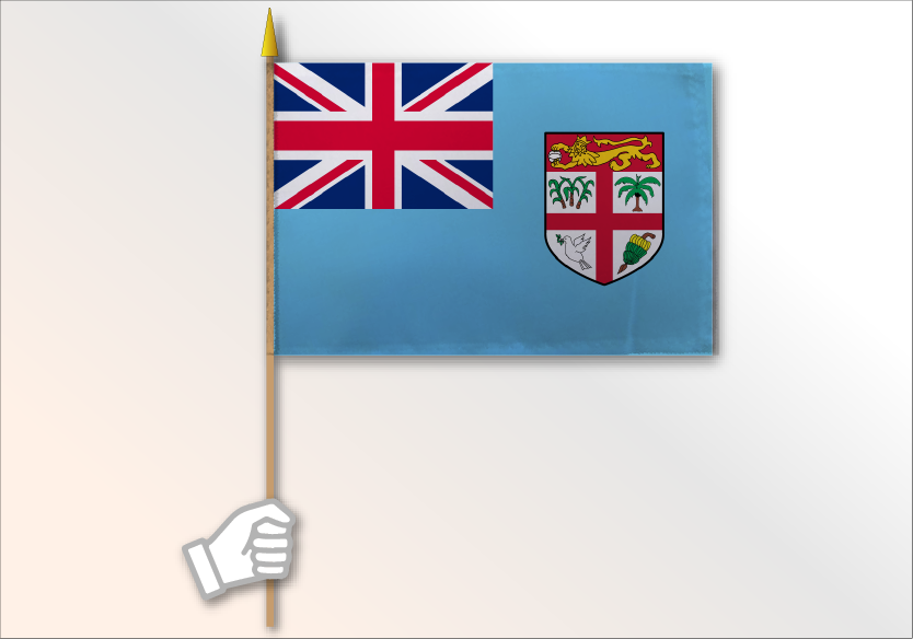 Fiji medium flag 12x18