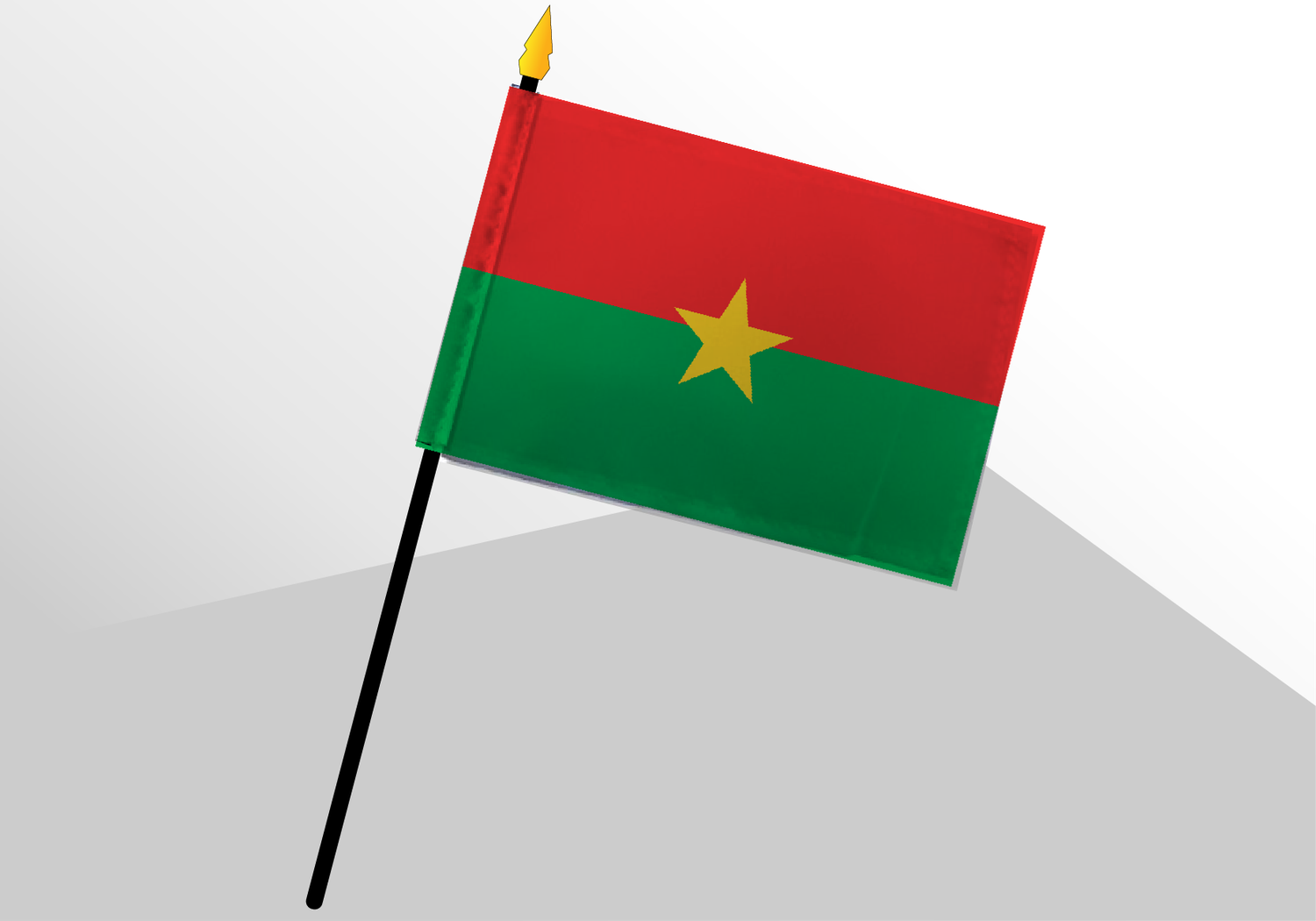 Burkina Faso small standard flag 4x6