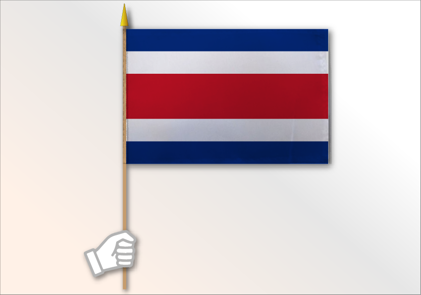 Costa Rica medium flag 12x18