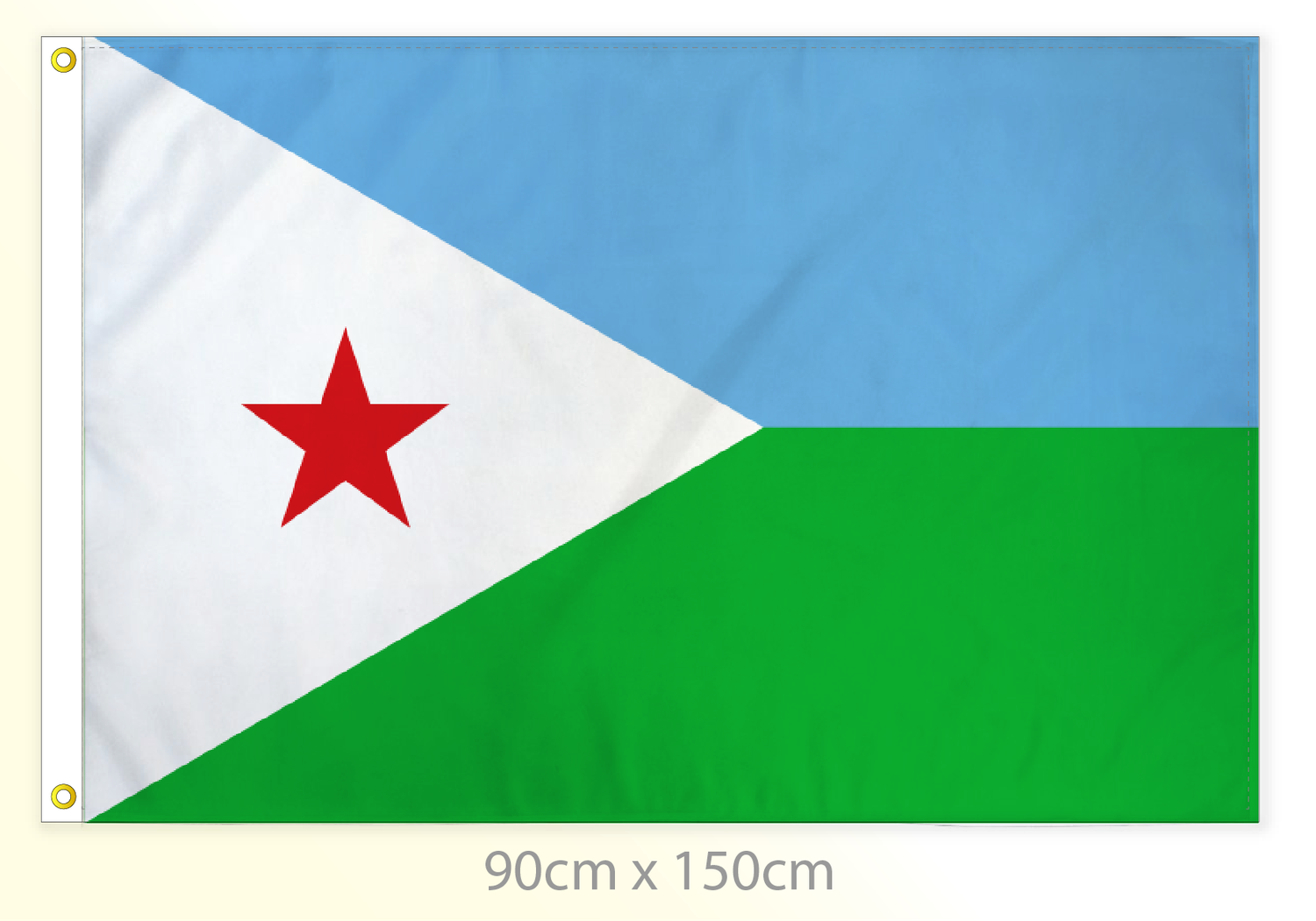 Djibouti flag large 36x60