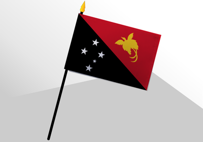 Papua New Guinea small standard flag 4x6