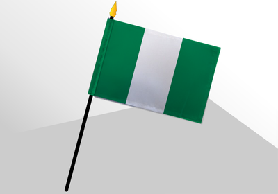 Nigeria small standard flag 4x6