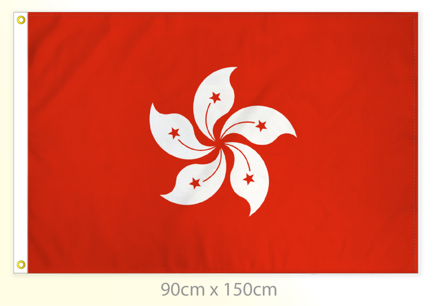 Hong Kong flag large 36x60