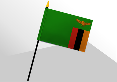 Zambia small standard flag 4x6