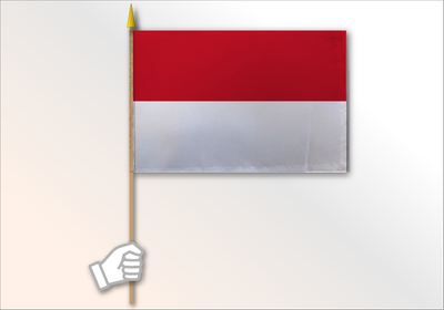 Monaco flag medium 12x18