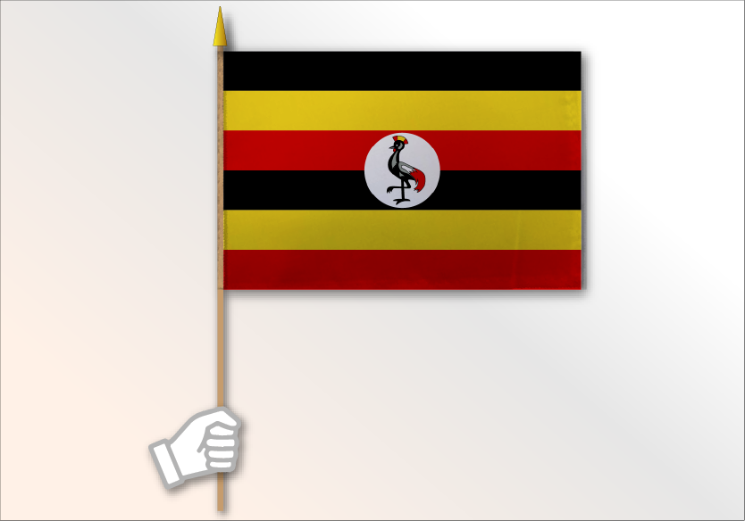 Uganda flag medium 12x18