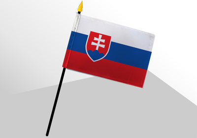 Slovakia small standard flag 4x6