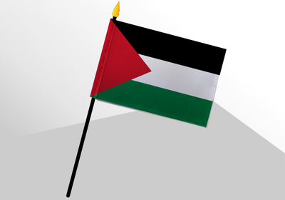 Palestine small standard flag 4x6