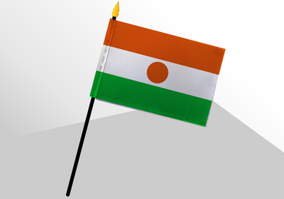 Niger small standard flag 4x6