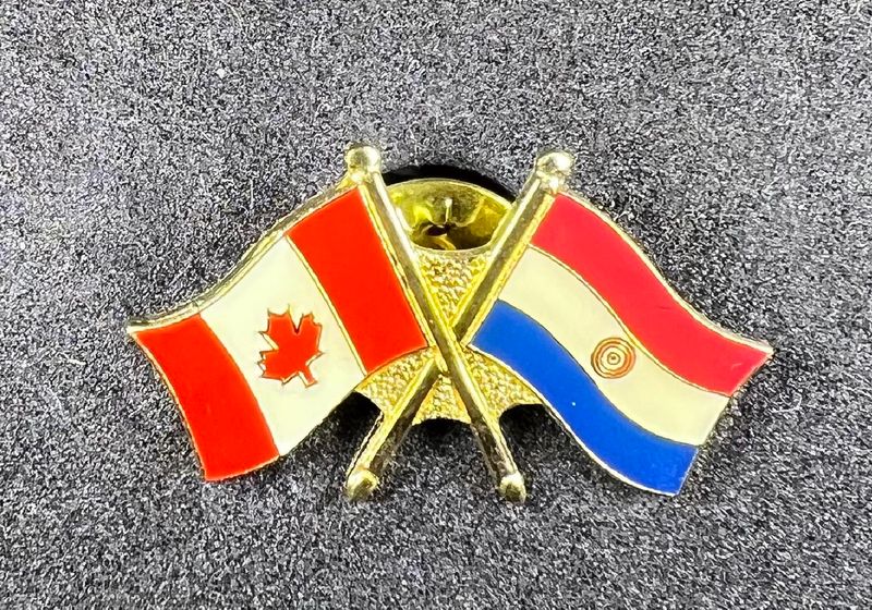 Canada/ Paraguay cross pin