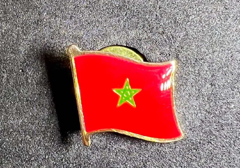 Morocco pin