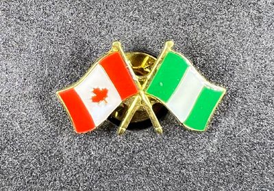 Canada/ Nigeria cross pin