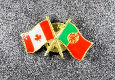 Canada/Portugal cross pin