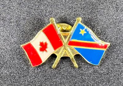 Canada/ Congo Kinshasa cross pin