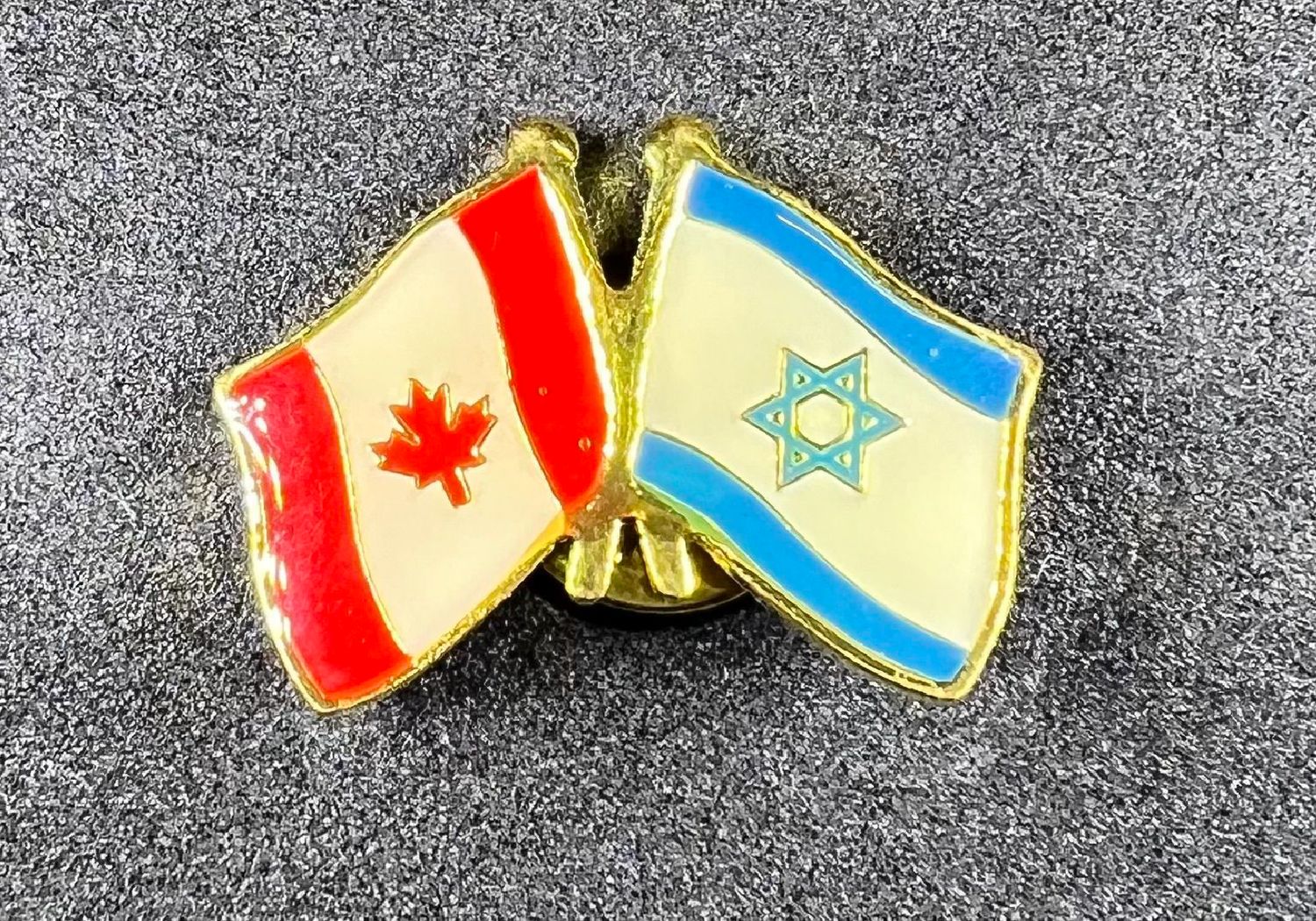 Canada/Israel cross pin