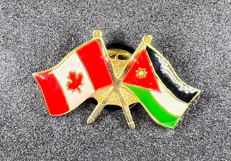 Canada/Jordan cross pin