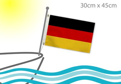 Germany boat flag 12x18