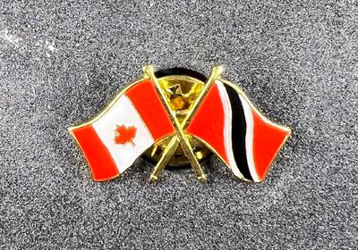 Canada/ Trinidad and Tobago cross pin