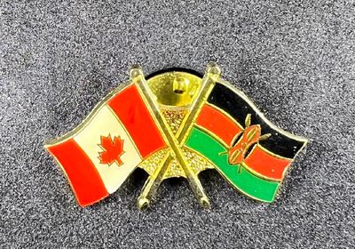 Canada/ Kenya cross pin