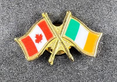 Canada/ Ireland cross pin