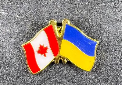 Canada/ Ukraine cross pin