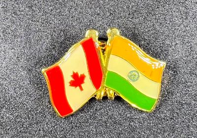 Canada/ India cross pin