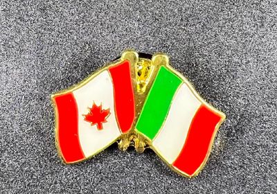 Canada/Italy cross pin