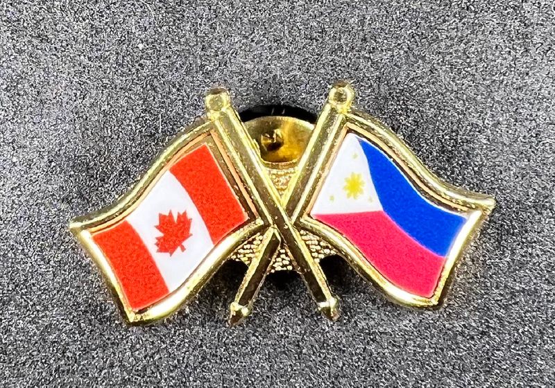 Canada/Philippines cross pin