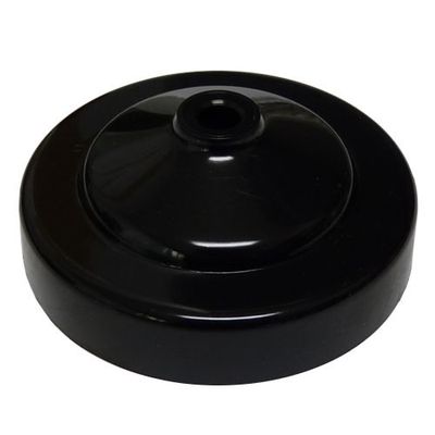 1-hole black plastic base