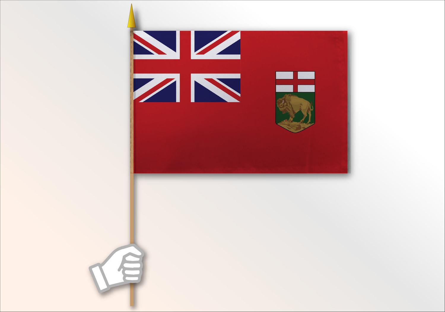 Manitoba flag medium 12x18