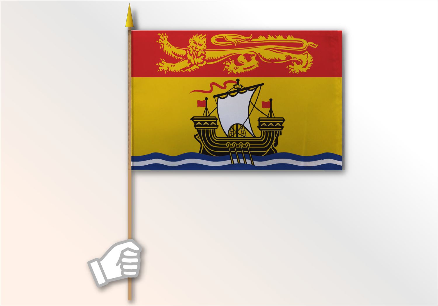 New Brunswick flag medium 12x18