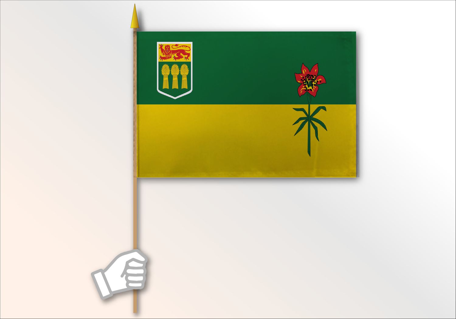 Saskatchewan flag medium 12x18