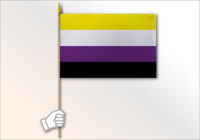 Nonbinary Pride Medium Flag 12x18