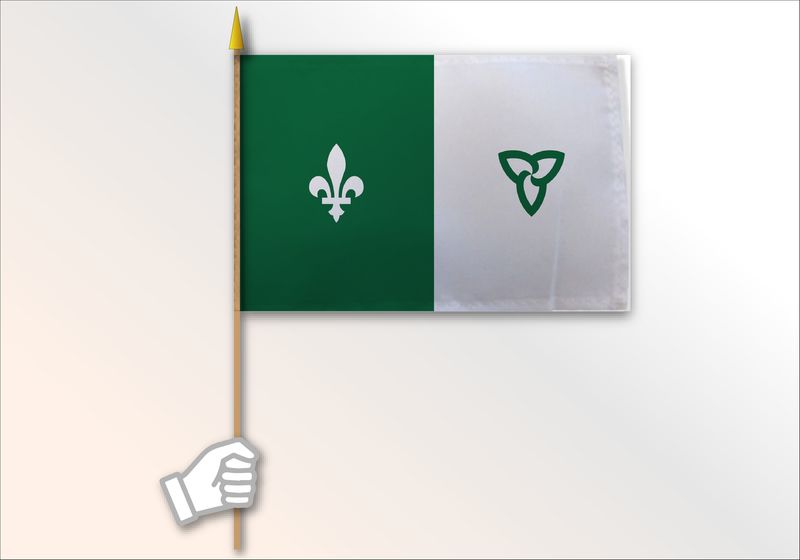 Franco-Ontario flag medium 12x18