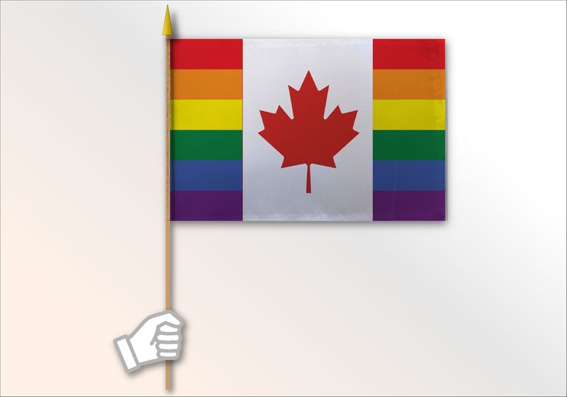 Pride Canada flag medium 12x18