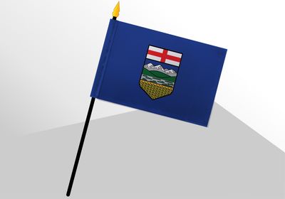 Alberta small standard flag 4x6