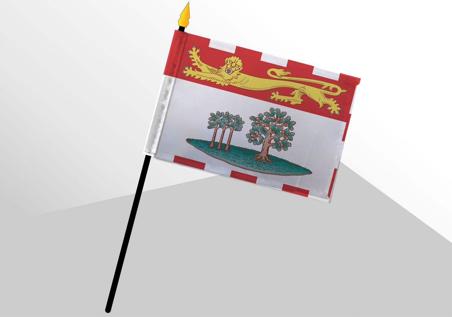 Prince Edward Island small standard flag 4x6