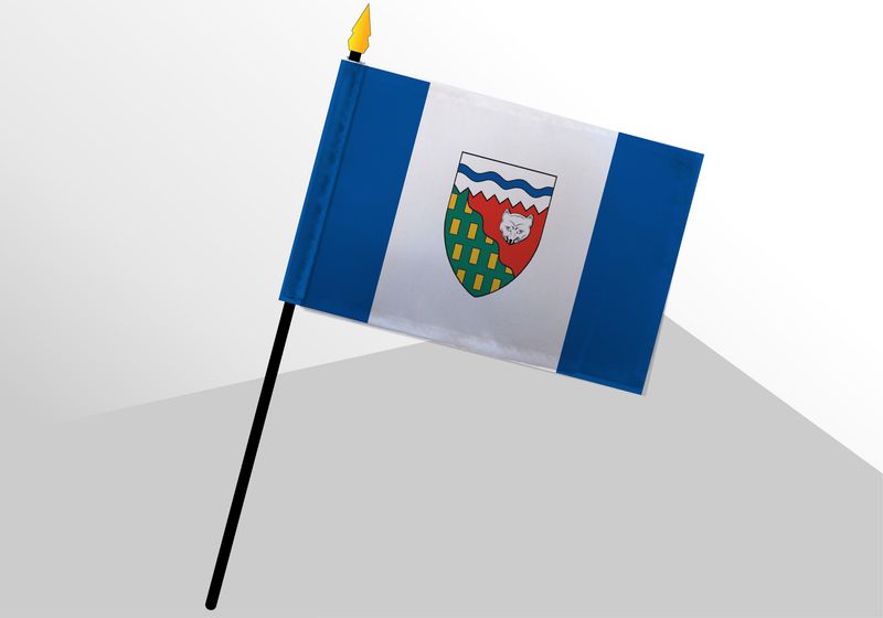 Northwest Territories small standard flag 4x6