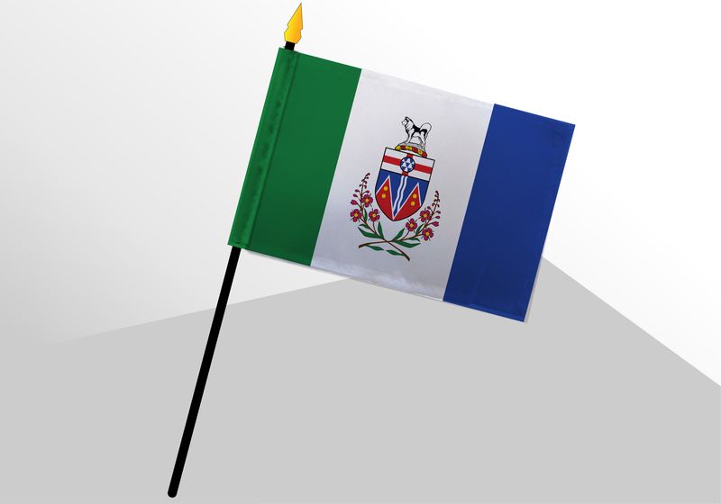 Yukon small standard flag 4x6