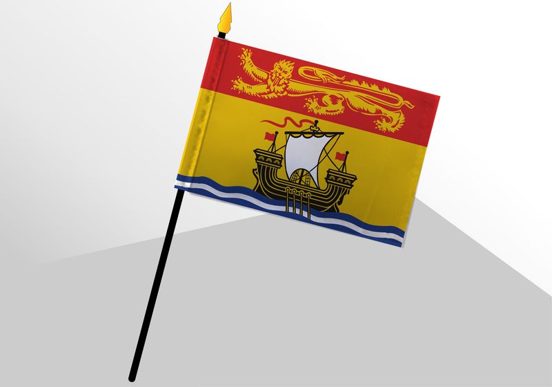 New Brunswick small standard flag 4x6