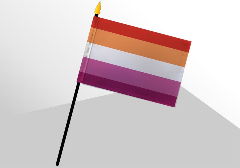 Lesbian Pride Small Flag 4x6