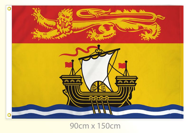 New Brunswick flag large 36x60