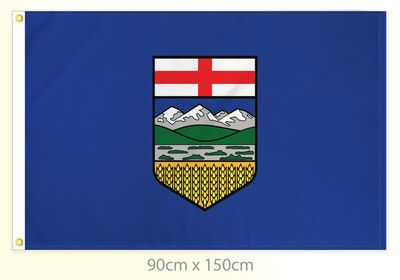 Alberta flag large 36x60