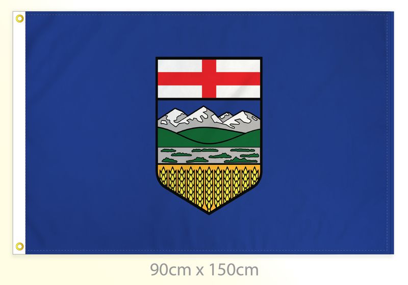Alberta flag large 36x60