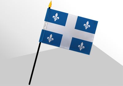 Quebec small flag 4x6